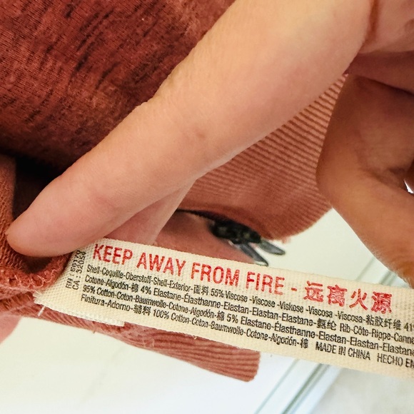 NWF $120 Free People Mountain high Cable Hoodie L - Picture 12 of 16